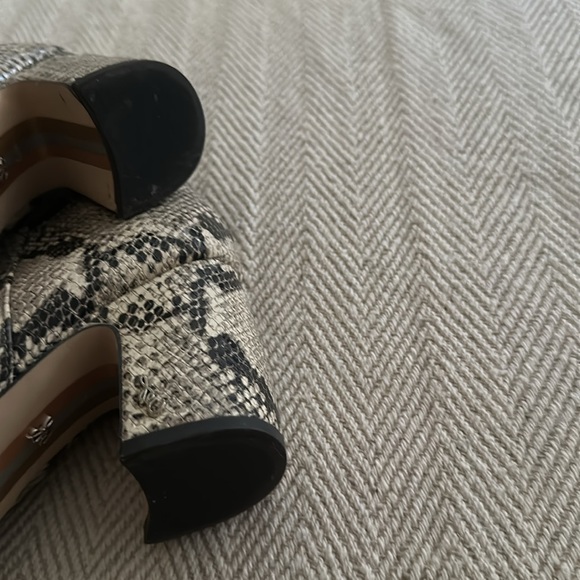 Sam Edelman faux snake skin booties - Picture 7 of 10